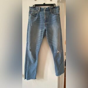 Levi Strauss Button Fly Straight Leg Jeans